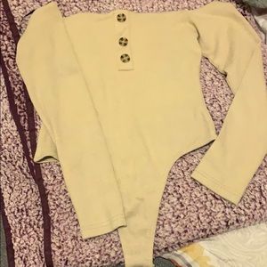 Missguided off the shoulder bodysuit